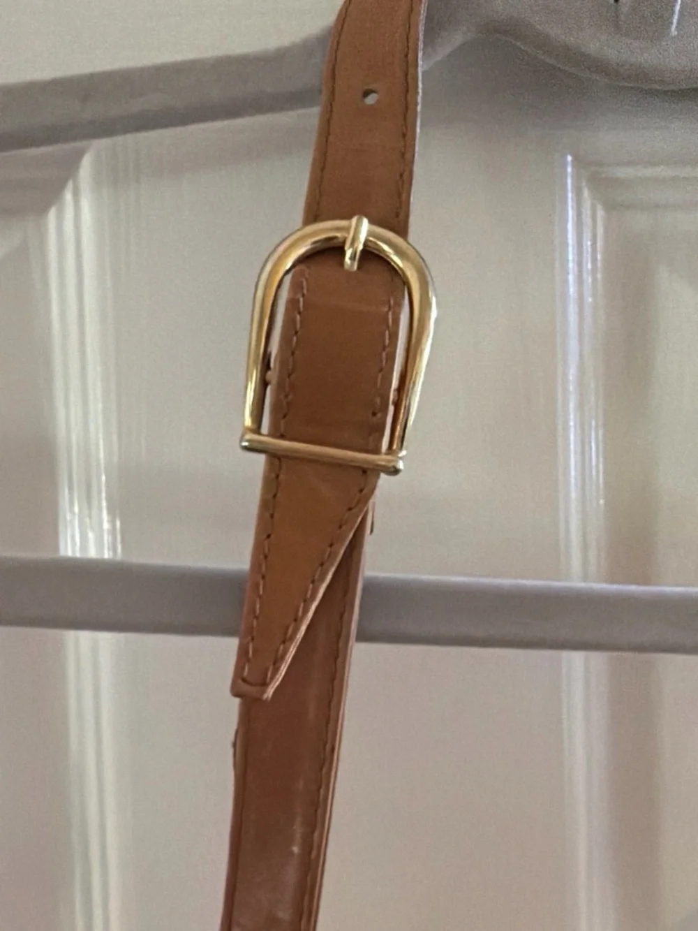 Quilted Tan Crossbody Shoulder Bag - Classic Women's Purse